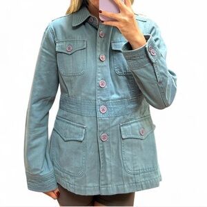 Kenneth Cole Teal Utility Jacket